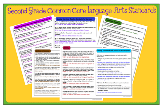 Common Core standards list freebie 1