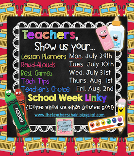 Lesson Planners-A School Week Linky 1