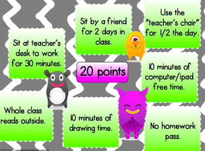 Class Dojo Posters and Prize Booklet Freebie 7