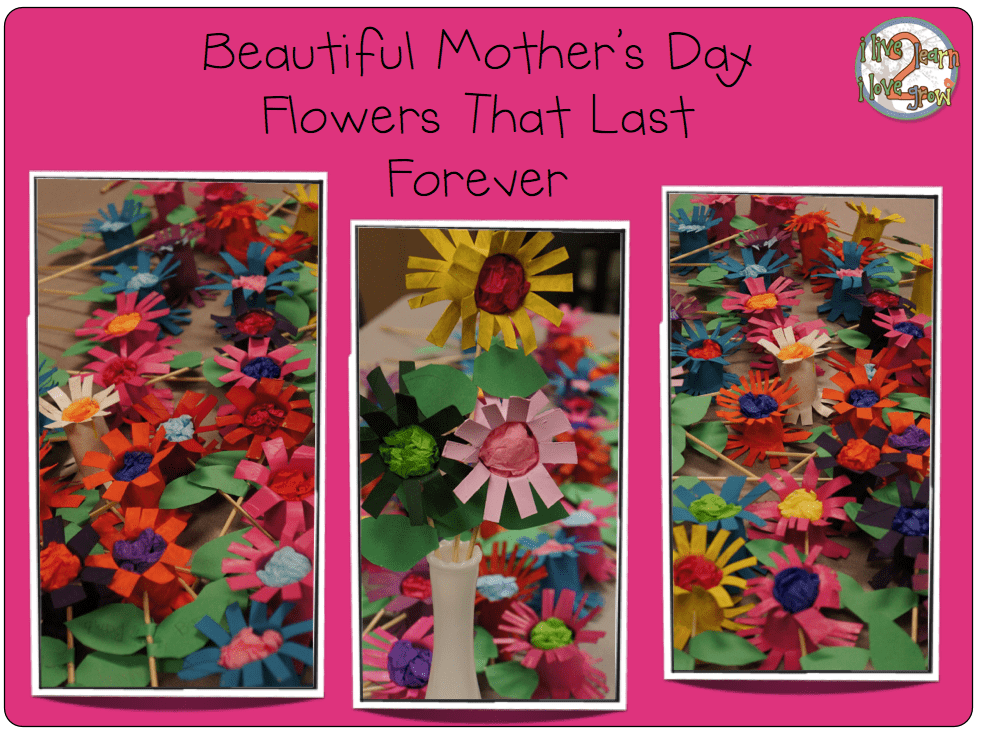 How to Make Cheap and Beautiful Mother's Day Flowers and a Card Freebie 4