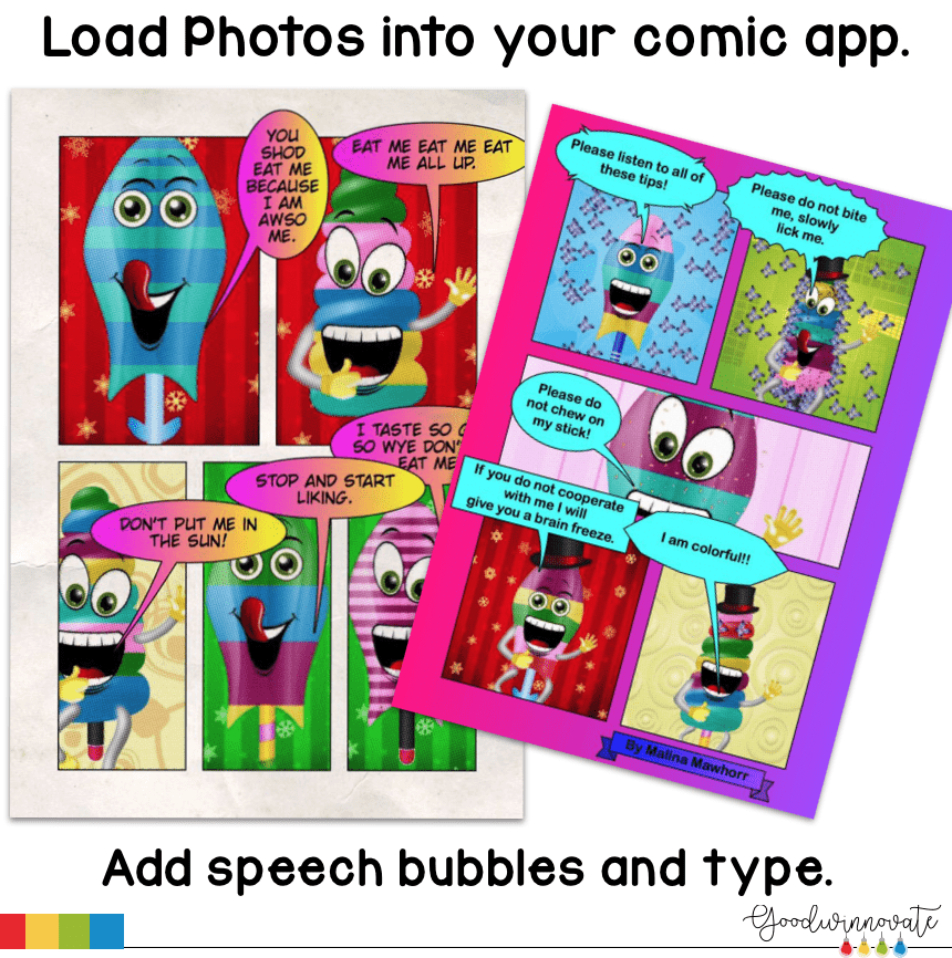 Popsicle Comics Using Apps 4