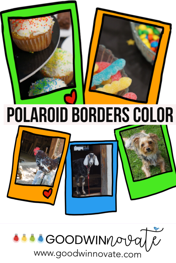 Polaroid Borders in Color Freebie 4