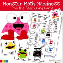 Monster Math Madness Regrouping Game 1