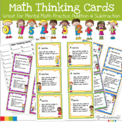 Math Thinking Cards